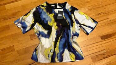 Шелковая блуза размер S свободная-70 азн