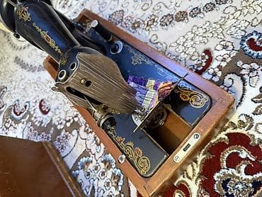 qedim: Klassik mexaniki tikiş maşını təcili satılır (real alıcıya endirim — 4