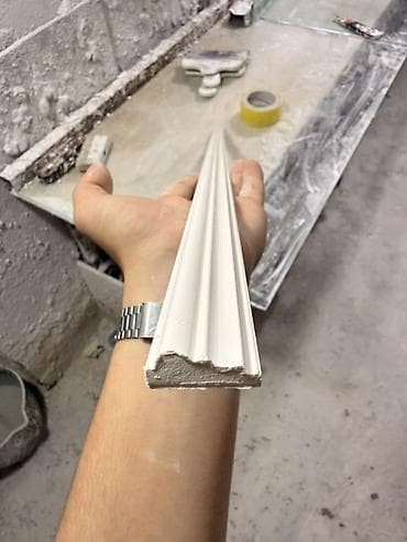 plasiq qapi: Gips karniz/profil – dekorativ tavan-divar keçidi üçün - Material — 7