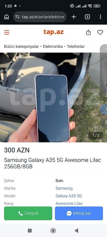 samsung galaxy tab a: Samsung Galaxy A35, 256 ГБ, цвет - Фиолетовый — 1