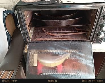 istilik sobası: Duxovka Elektrik, rəng - Qara, Ayrıca dayanan — 2