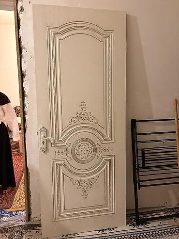 mdf panel: Klassik üslubda otaq qapısı - Rəng: krem/bej tonlarında, yüngül — 4