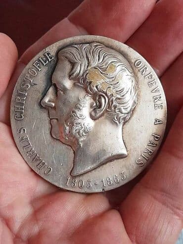 kohnə pul alıram: Vintage .Sharl Cristofl Fransa. Qümüş örtük — 5