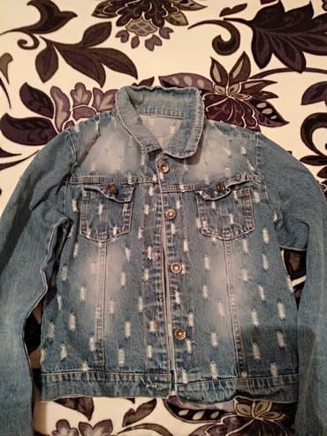 cins pencekler 2022: Джинсовая куртка, S — 1