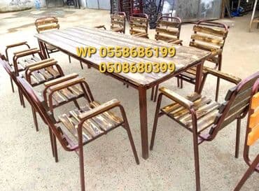 аренда столов и стульев бишкек: Новый, Прямоугольный стол, 4 стула, Нераскладной, Со стульями, Дерево, Азербайджан — 5