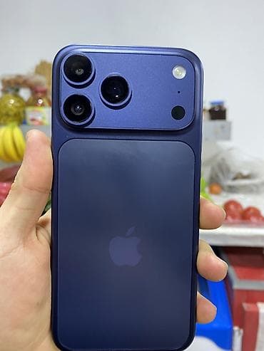 IPhone 17 Pro Max, 256 GB, Mavi, Barmaq izi, Face ID