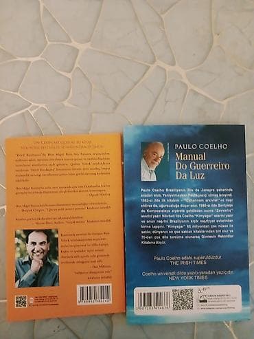 Книги и журналы: Satılır: 2 kitab dəsti (Azərbaycan dilində) 1) Paulo Coelho – “İşıq — 2