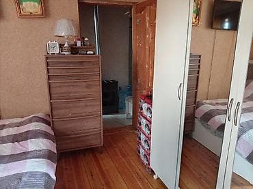 divan desti: 1 otaqlı yaşayış üçün mebel dəsti - Geniş ikinəfərlik çarpayı, yumşaq — 4