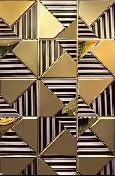 teze xalcalar: 3D dekorativ divar panelləri - Material: yüngül və davamlı 3D — 6