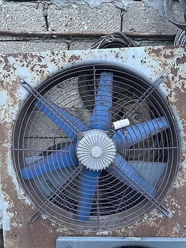 elektrik naqilleri: Sənaye tipli ventilatorlar və ehtiyat hissələri - Metal kvadrat — 2