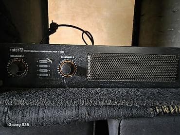 blutuz qulaqciqlar irsad: InterM V-4000 Professional Power Amplifier - İki kanallı (CHANNEL — 4