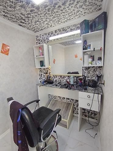 Мебель: Tam komplekt kişi salonu/barber avadanlığı və ləvazimatları satılır – — 1