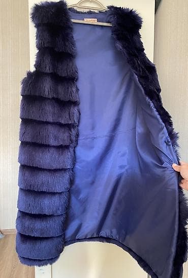 brend geyim: Jilet, L, XL, rəng - Göy — 5