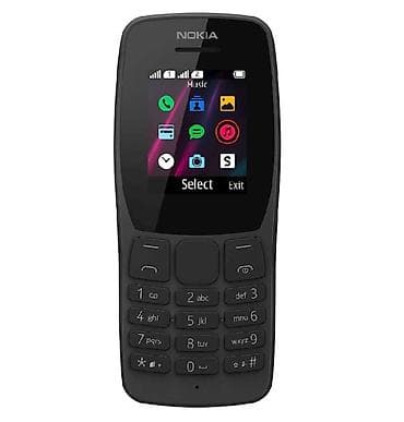 Nokia C110, rəng - Qara, İki sim kartlı, Sənədlərlə, Zəmanət — 2