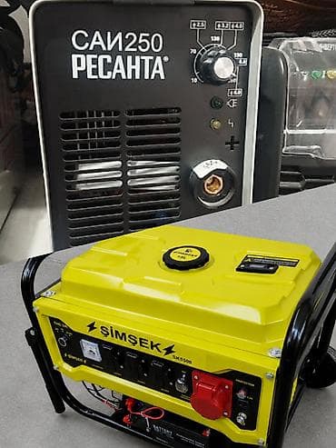 daroşka satışı: Icarə verilir Şimşək SK5500 generator və Resanta SAI 250 qaynaq — 1