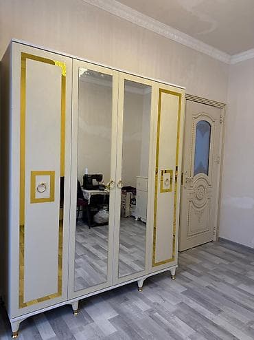 boyuk dolab: Yeni, Açılan, 4 qapılı Düz dolab, Dolab-asılqan, Azərbaycan — 4
