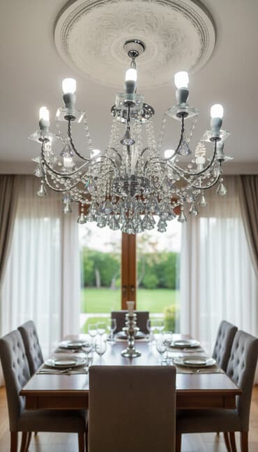 yolka ucun bezekler: Çılçıraq, 8 lampa, Metal — 1