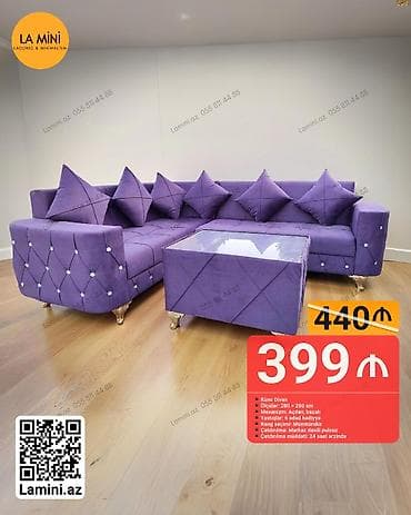 Künc divan, Açılan, Bazalı, Parça, Pulsuz çatdırılma