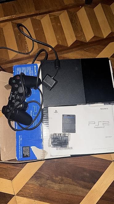 ps1 disk: PlayStation 2 (PS2) Slim konsolu – Charcoal Black Xüsusiyyətlər: - — 4