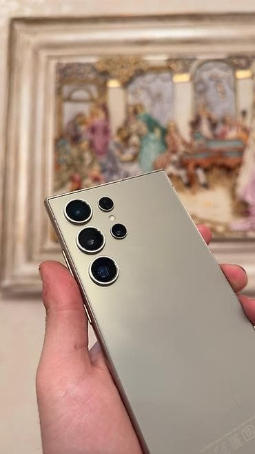 kondisioner mis boru: Samsung Galaxy S23 Ultra, 256 GB, rəng - Bej, Simsiz şarj — 6