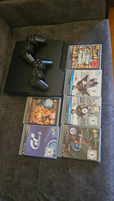 PS3 oyun konsolu paketi Məhsul tərkibi: - Sony PlayStation 3 (Slim)