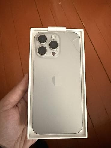 15 pro qiyməti: IPhone 15 Pro Max, Natural Titanium, Face ID — 2