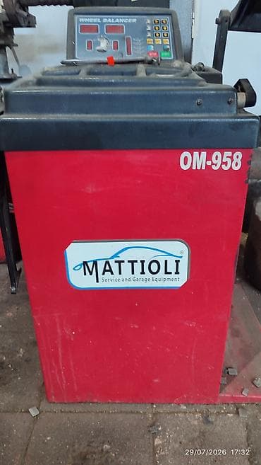paltaryuyan temiri: Təkər servisi üçün avadanlıq dəsti - Balanslama aparatı: MATTIOLI — 3