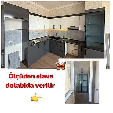 Mətbəx mebeli 599m ölçü 2.40*1.90sm üzərində ikitərəfli moyka verilir lalafo.az -da Mətbəx mebeli 599m ölçü 2.40*1.90sm üzərində ikitərəfli moyka verilir
