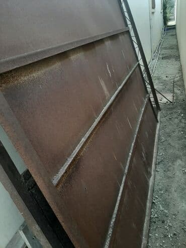 demir turbalar: Dəmir Həyət darvazası, Siyirmə, Mexaniki, rəng - Qəhvəyi, Kredit yoxdur — 7