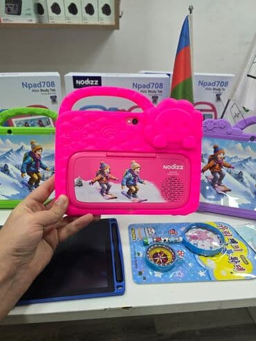 uşaqlar üçün planşetlər: Uşaq planşeti – Nodizz Npad708 Kids Study Tab Xüsusiyyətlər: - Ekran — 3