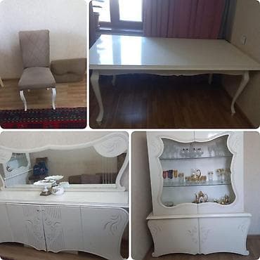 İşlənmiş, Komod, Masa və oturacaqlar, Servant