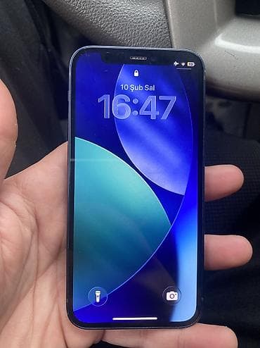 iphone 12 mini işlənmiş: IPhone 12 mini, 128 GB, Blue Titanium, Face ID — 1