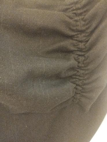 Аксессуары: Qadın ücün tünd boz nazik cizgılı ətək. Qalın materyalı var — 5