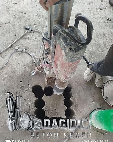 dirnaq şekilleri: Beton kəsmə və karot xidməti. Xidmətə beton, dəmir-beton və digər — 9