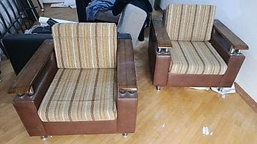 aqlay das: Qonaq otağı üçün, 2 stul — 4