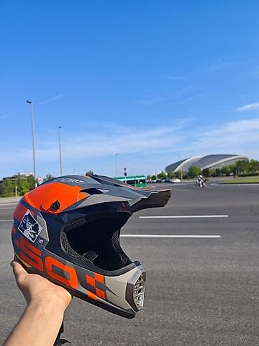 Nəqliyyat: Full-Face dəbilqə(kask) M/L ölçüsünde - Tip: Motokros/Enduro tam üz — 4