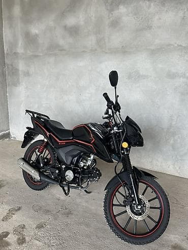 ucuz traktor: Tufan M50N motosiklet - Rəng: qara, qırmızı xəttlər - Mühərrik: 50 — 2