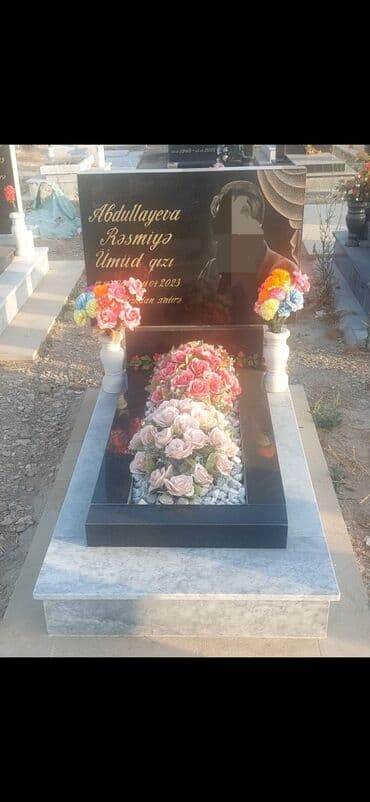 sürgülü cam balkon: Mərmər xidmətləri. Yonma işləri. Heykəllərin yonulması. qəbir daşları — 19