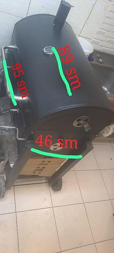 açar seti: Manqal, Kömür, Yeni, Qapaqlı, Ödənişli çatdırılma — 8