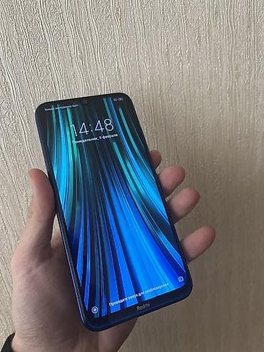 samsuq telfon: Redmi Note 8, 128 GB, rəng - Göy — 8