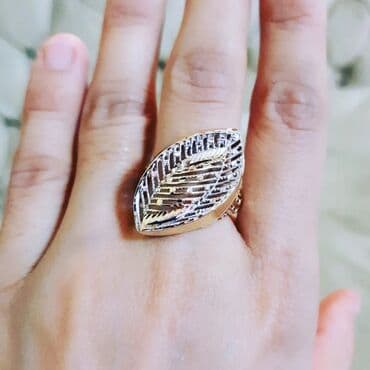 Toy, Üzük, Sarı qızıl, 585 Əyar, Qaşsız