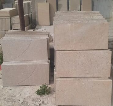 mermer pilleken: Qumdaşı fasad plitələri - Material: təbii qumdaşı - İstifadə — 52