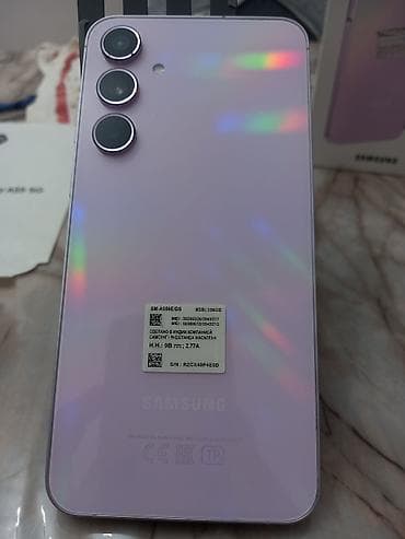 narda internet: Samsung Galaxy A55 5G, 256 GB, rəng - Bənövşəyi, İki sim kartlı — 1