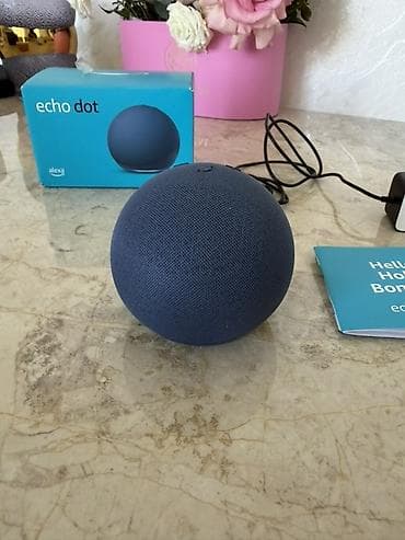 mikrofonlar: Yeni Amazon Kolonka, Növ - Smart, rəng - Mavi — 2