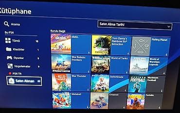 wp ios: PS4 slim 500gb ideal, plombu üzərində, 2 pult +20 oyun (akaunt🇹🇷mail — 9