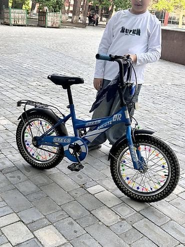 velosiped 26 type 1: İşlənmiş İki təkərli Uşaq velosipedi Stels, 18", sürətlərin sayı: 1, Ödənişli çatdırılma — 2