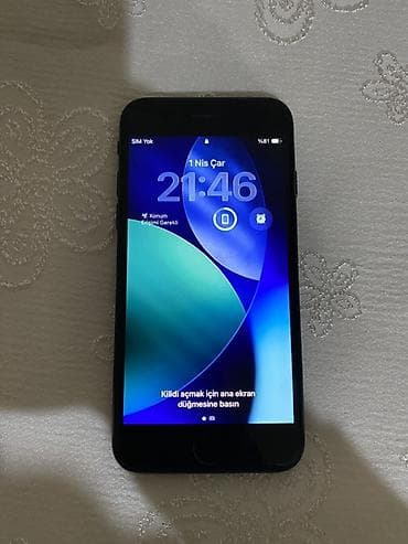 4 portlu modem: IPhone SE 2020, 128 GB, Qara, Barmaq izi, Simsiz şarj — 2