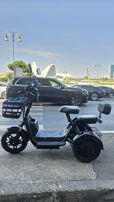 купить электросамокат: Elektrik üçtəkərli skuter – şəhər daxili rahat və təhlükəsiz hərəkət — 1