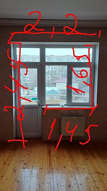 Ev üçün dekor: Taxta məbəx/otaq qapısı - Material: təbii ağac karkas və üzlük - — 3