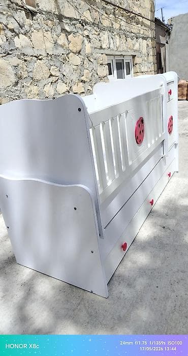 qapı və pəncərə: Oğlan və qız üçün, Dördbucaq, Beşik, Dəstsiz, Matras ilə, Yellənmə mexanizmsiz — 3